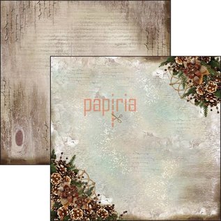 Designer Papier Scrapbooking: 30,5 x 30,5 cm Papier Nuevo! Papel de diseño, impreso en ambos lados, The Sound of Winter.