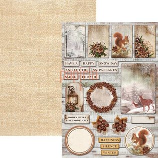 BASTELSETS / CRAFT KITS project Kerstmis! Plakboek en kaarten Creatief blok, A4