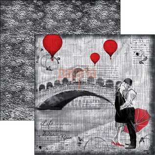 Designer Papier Scrapbooking: 30,5 x 30,5 cm Papier Scrapbooking en kaartenpapier, Lovin in the Rain (productvideo in de creatieve blog in de rechterbovenhoek)