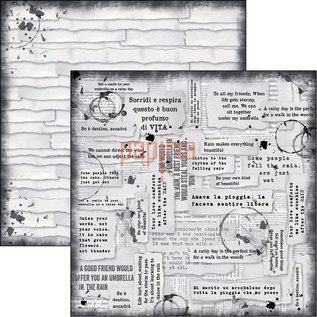 Designer Papier Scrapbooking: 30,5 x 30,5 cm Papier Scrapbooking und Karten Papier, Lovin in the Rain    - nur noch wenige vorrätig!