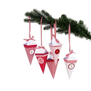 BASTELSETS / CRAFT KITS Gør juledekorationer: Komplet håndværkssæt til en eventyrkalender