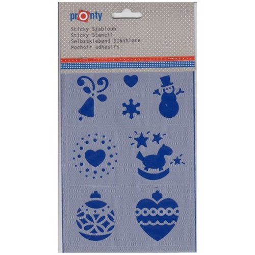 Pronty self-adhesive art template, christmas Pronty self-adhesive art template, christmas