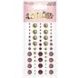 Embellishments / Verzierungen 60 glitter adhesive beads