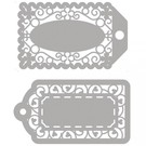 Spellbinders und Rayher Matrices de découpe, 2 étiquettes en filigrane!