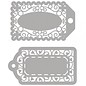 Spellbinders und Rayher Cutting dies, 2 filigree labels!