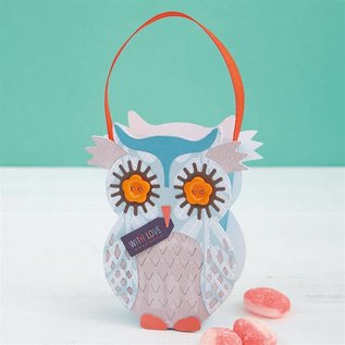 Docrafts / X-Cut X-cut, punch template, A5 Set (9pcs) - Owl