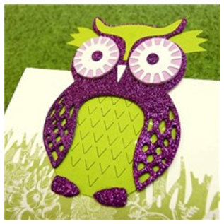 Docrafts / X-Cut X-cut, hulning skabelon, A5 Set (9pcs) - Owl