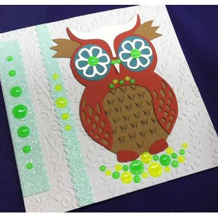 Docrafts / X-Cut X-corte, plantilla de perforación, A5 Set (9pcs) - Owl