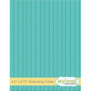 Taylored Expressions 1 embossing folder