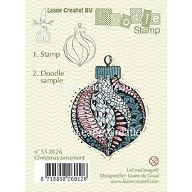 Leane Creatief - Lea'bilities und By Lene Gennemsigtig frimærke, doodle christmas ornament