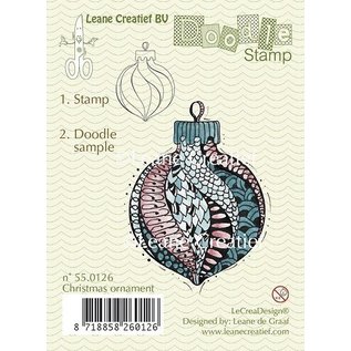 Leane Creatief - Lea'bilities und By Lene Gennemsigtig frimærke, doodle christmas ornament