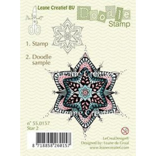 Leane Creatief - Lea'bilities und By Lene Gennemsigtig frimærke, doodle christmas ornament