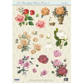 Bilder, 3D Bilder und ausgestanzte Teile usw... 3D punching sheet Classic Roses