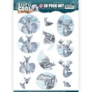 Bilder, 3D Bilder und ausgestanzte Teile usw... Die cut, reindeer