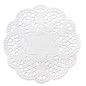 Embellishments / Verzierungen 24 centrini di pizzo intorno a 10 cm, bianchi