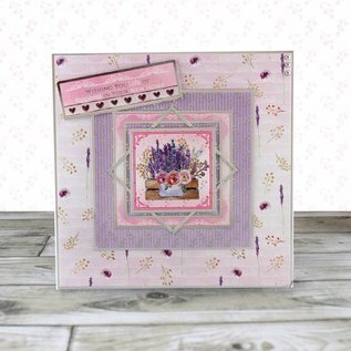 Hunkydory Luxus Sets & Sandy Designs Magnifique bloc de papier, 20x 20 cm, 24 feuilles, 220 g / m2