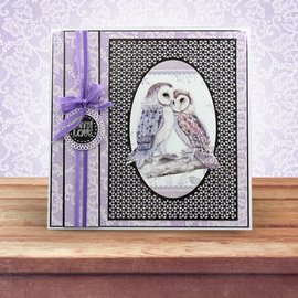 Hunkydory Luxus Sets & Sandy Designs Punching and embossing templates: Beautiful grid frame