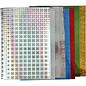 Karten und Scrapbooking Papier, Papier blöcke Papier holographique, A4 210x297 mm, 120 g, 8 feuilles