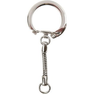 BASTELZUBEHÖR, WERKZEUG UND AUFBEWAHRUNG 5 key chains, D: 2.3 cm, L 6 cm