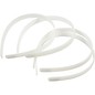 BASTELSETS / CRAFT KITS Craft set for 2 hair bands, W 13 mm, white