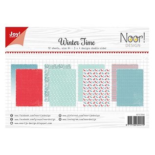 Joy!Crafts / Jeanine´s Art, Hobby Solutions Dies /  Ensemble de papier A4: heure d'hiver, 200 gr