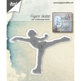 Joy!Crafts / Jeanine´s Art, Hobby Solutions Dies /  Punzonatura di stencil: pattinaggio artistico di pattinaggio su ghiaccio