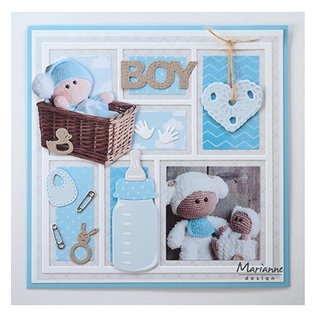 Marianne Design Punching Stencils: Craftables, Baby