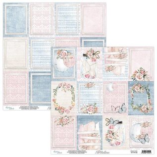 Karten und Scrapbooking Papier, Papier blöcke Bloque de papel para tarjetas y álbumes de recortes, tamaño 15.2 x 15.2 cm, "7th Heaven"