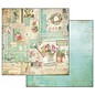 Stamperia, Papers for you  und Florella Karten- und Scrapbook Papierblock, Format 30,5 x 30,5 cm, Garden