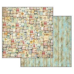 Stamperia, Papers for you  und Florella Blocco carta e scrapbook, dimensioni 30,5 x 30,5 cm, giardino