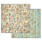 Stamperia, Papers for you  und Florella Karten- und Scrapbook Papierblock, Format 30,5 x 30,5 cm, Garden