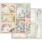 Stamperia, Papers for you  und Florella Card and scrapbook paper block, size 30.5 x 30.5 cm, "Flower Alphabet"