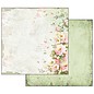 Stamperia, Papers for you  und Florella Kort og utklippsbok, blokk 30,5 x 30,5 cm, "Flower Alphabet"