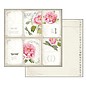 Stamperia, Papers for you  und Florella Card and scrapbook paper block, size 30.5 x 30.5 cm, "Letters & Flowers"