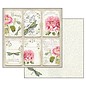 Stamperia, Papers for you  und Florella Karten- und Scrapbook Papierblock, Format 30,5 x 30,5 cm, "Letters & Flowers"