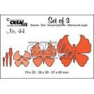 Crealies und CraftEmotions Matrices de découpe, 3 Papillons