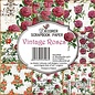 decorer Karten und Scrapbook Papierblock, 20 x 20 cm, Vintage Roses