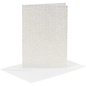 KARTEN und Zubehör / Cards 4 cartes et 4 enveloppes, format de carte 10,5x15 cm, format d'enveloppe 11,5x16,5 cm, blanc, brillant