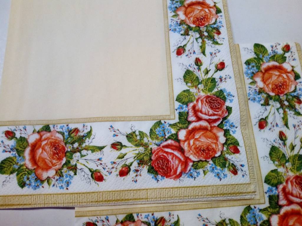 DECOUPAGE AND ACCESSOIRES Decoupage designer napkins HobbyCrafts24.eu