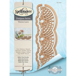 Spellbinders und Rayher Stansemaler, filigree grensen