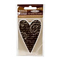 Stamperia, Papers for you  und Florella Stamperia natural stamp heart