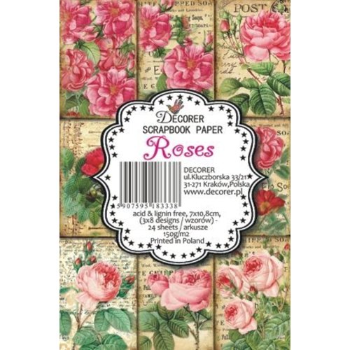 decorer Cards and scrapbooking paper block, 7 x 10.8 cm, 150 gsm decorer Cards and scrapbooking paper block, 7 x 10.8 cm, 150 gsm