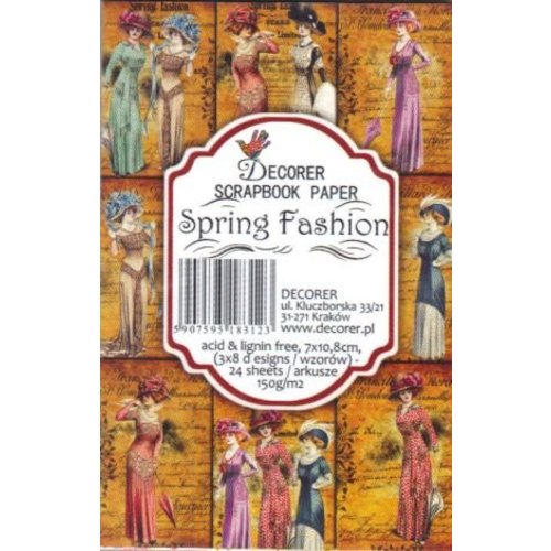 decorer Cards and scrapbooking paper block, 7 x 10.8 cm, 150 gsm decorer Cards and scrapbooking paper block, 7 x 10.8 cm, 150 gsm