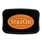 FARBE / STEMPELKISSEN StaZon Stamp ink: Rusty Brown (l'encre Stazon résiste à la lumière et résiste à l'eau)