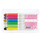 FARBE / MEDIA FLUID / MIXED MEDIA ZIG WINK of STELLA - Crayon gel avec des effets de paillettes légèrement colorés en 12 couleurs