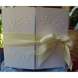 Sizzix Embossing folder, Bird & Garden Gate, 2 folders.