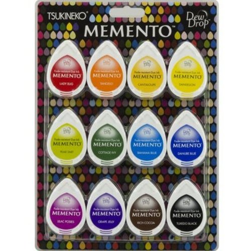 FARBE / STEMPELKISSEN Stempel Tinte: Memento Dew Drops Set mit 12 Farbe! schnell trocknende Tinte, die nicht ausbleicht und gut deckt. FARBE / STEMPELKISSEN Stempel Tinte: Memento Dew Drops Set mit 12 Farbe! schnell trocknende Tinte, die nicht ausbleicht und gut deckt.