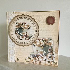 Vintage, Nostalgia und Shabby Shic Hunkydory, jeu de cartes de luxe "Vintage Blossom"