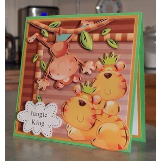 Hunkydory Luxus Sets & Sandy Designs Hunkydory, jeu de cartes de luxe "jungle Japes"