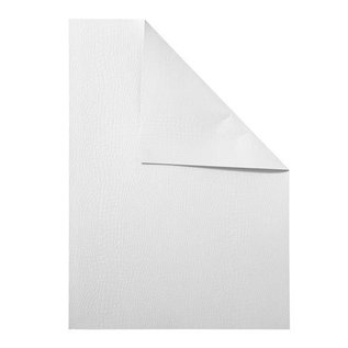 Karten und Scrapbooking Papier, Papier blöcke Textured cardboard, A4, 250 g, 10 sheets - white